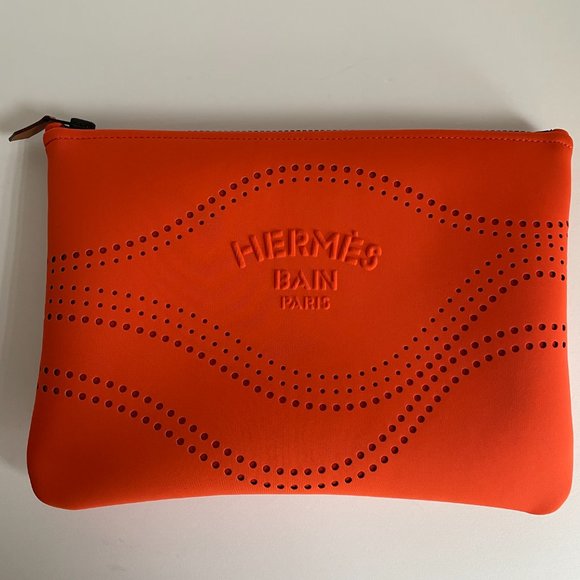 Hermès Neobain Waves Case, Medium model, Orange - Picture 2 of 7